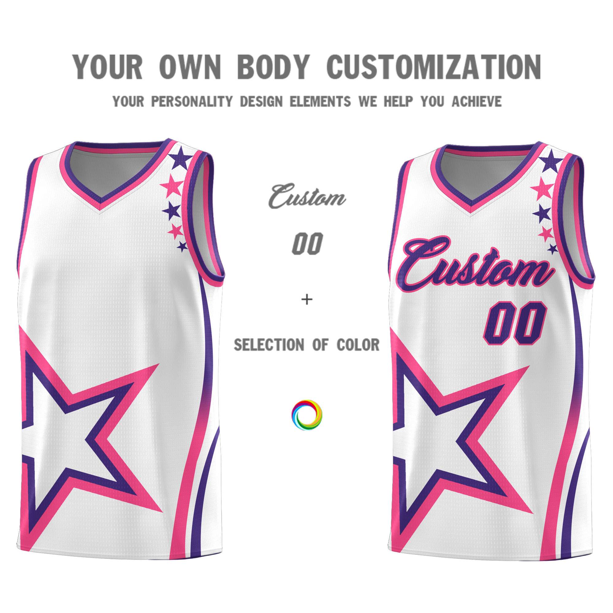 Custom Neon Green Navy-White Side Two-Tone Classic Sports Uniform Basketball Jersey |KXKSHOP