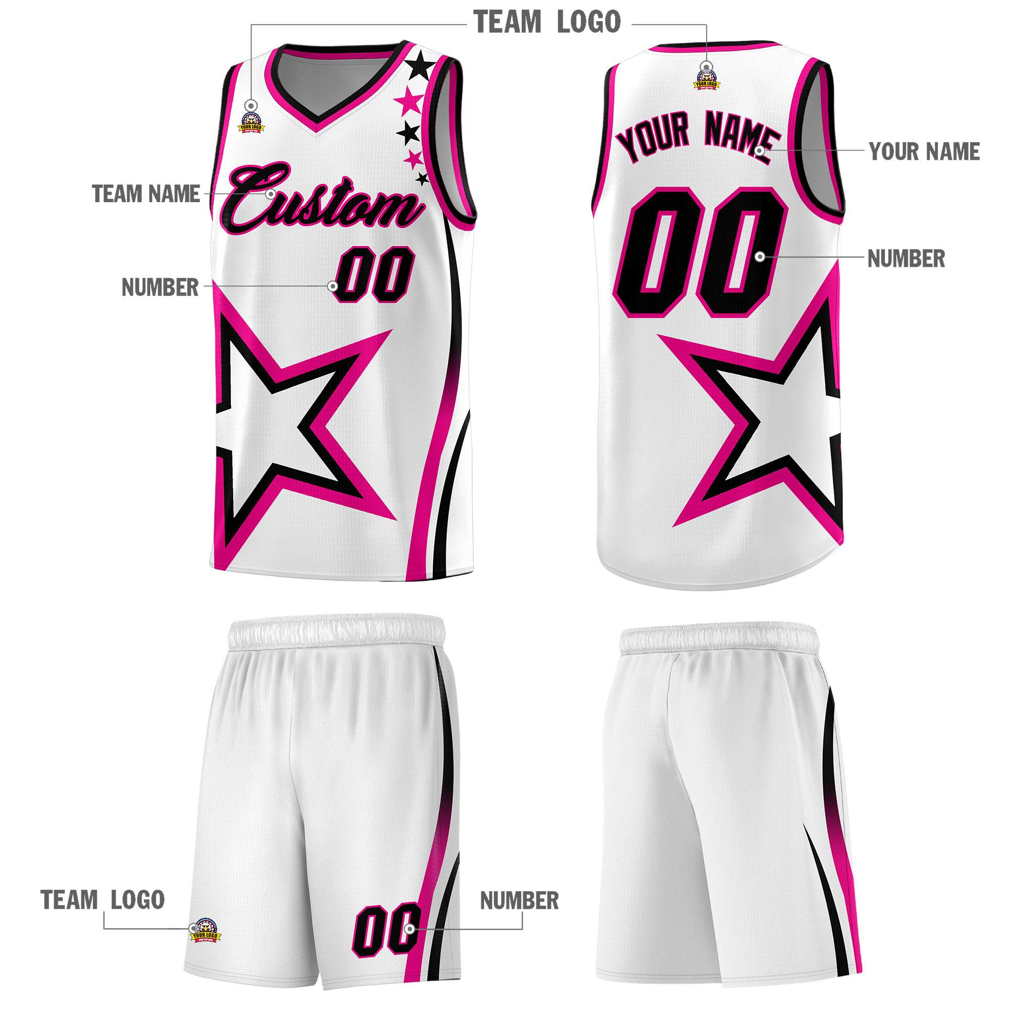Custom Neon Green Navy-White Side Two-Tone Classic Sports Uniform Basketball Jersey |KXKSHOP