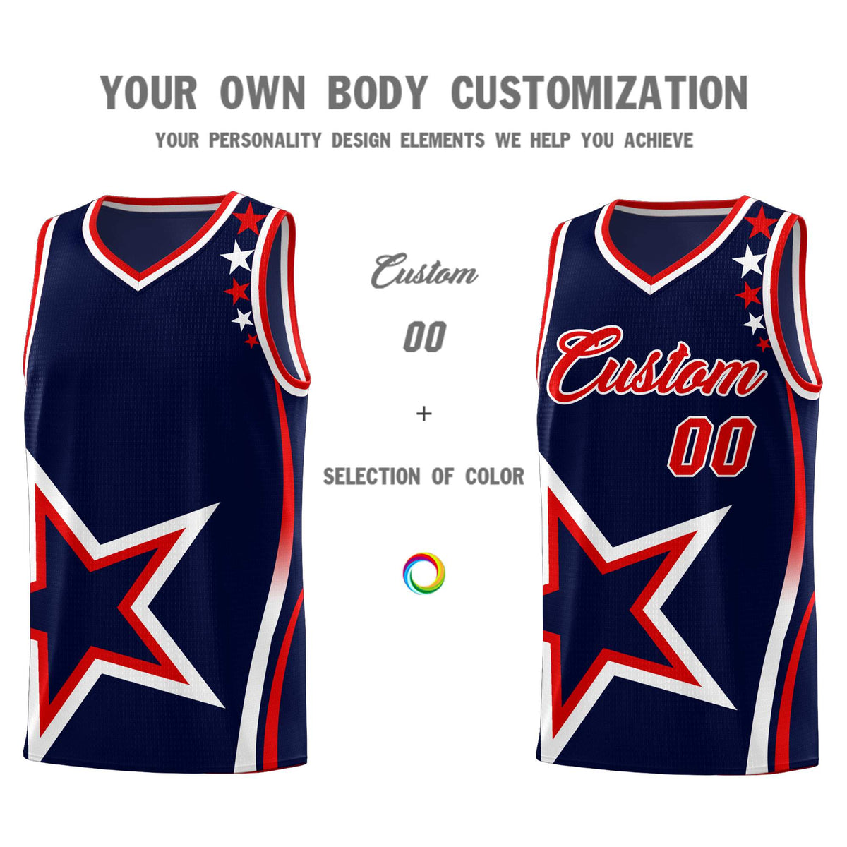 Custom Neon Green Navy-White Side Two-Tone Classic Sports Uniform Basketball Jersey |KXKSHOP