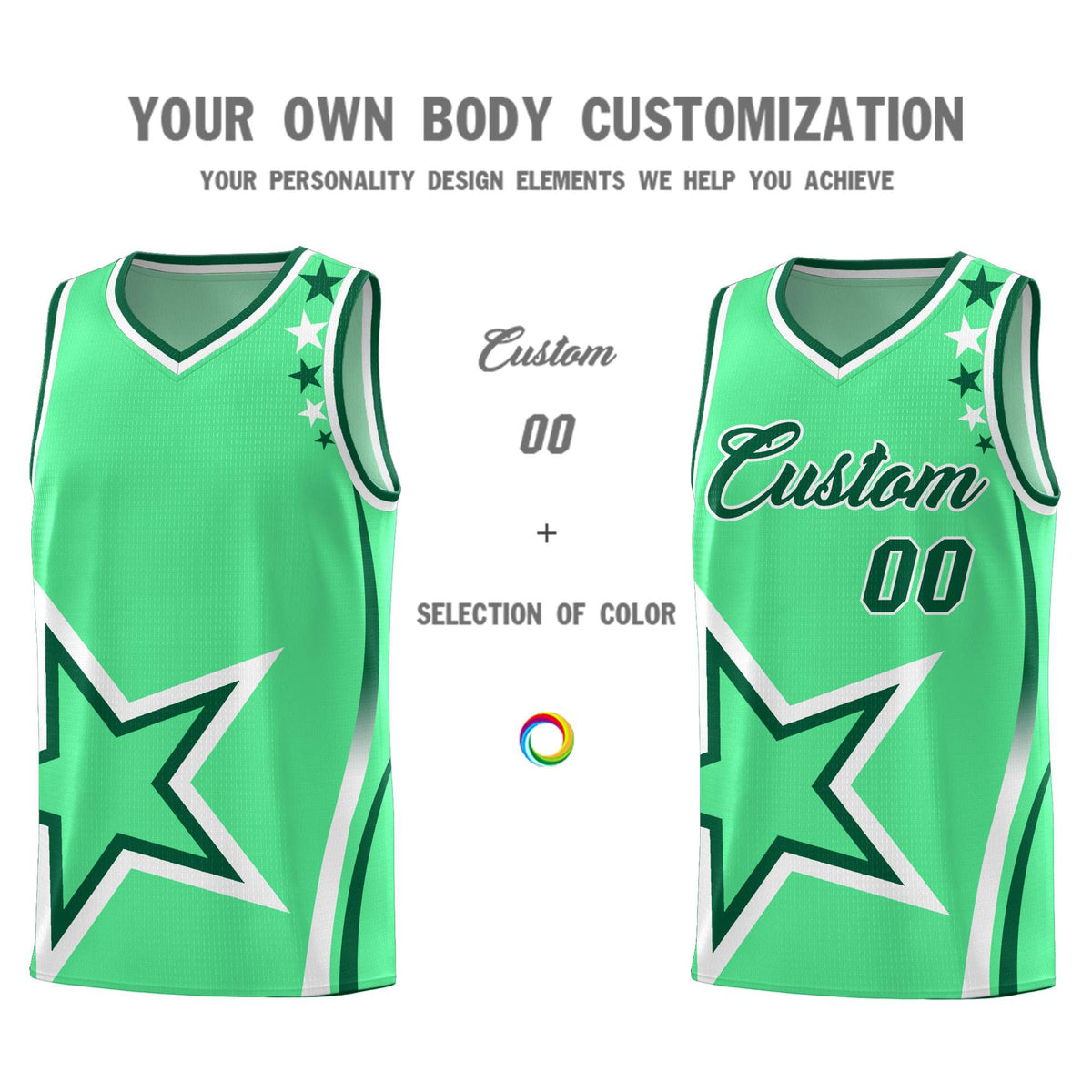 Custom Neon Green Navy-White Side Two-Tone Classic Sports Uniform Basketball Jersey |KXKSHOP