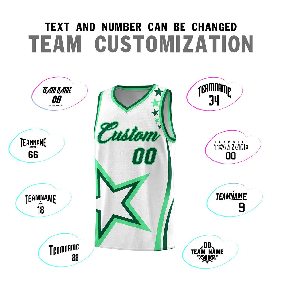 Custom Neon Green Navy-White Side Two-Tone Classic Sports Uniform Basketball Jersey |KXKSHOP