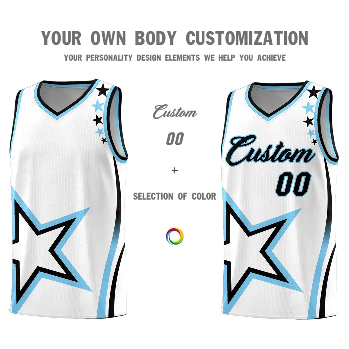 Custom Neon Green Navy-White Side Two-Tone Classic Sports Uniform Basketball Jersey |KXKSHOP