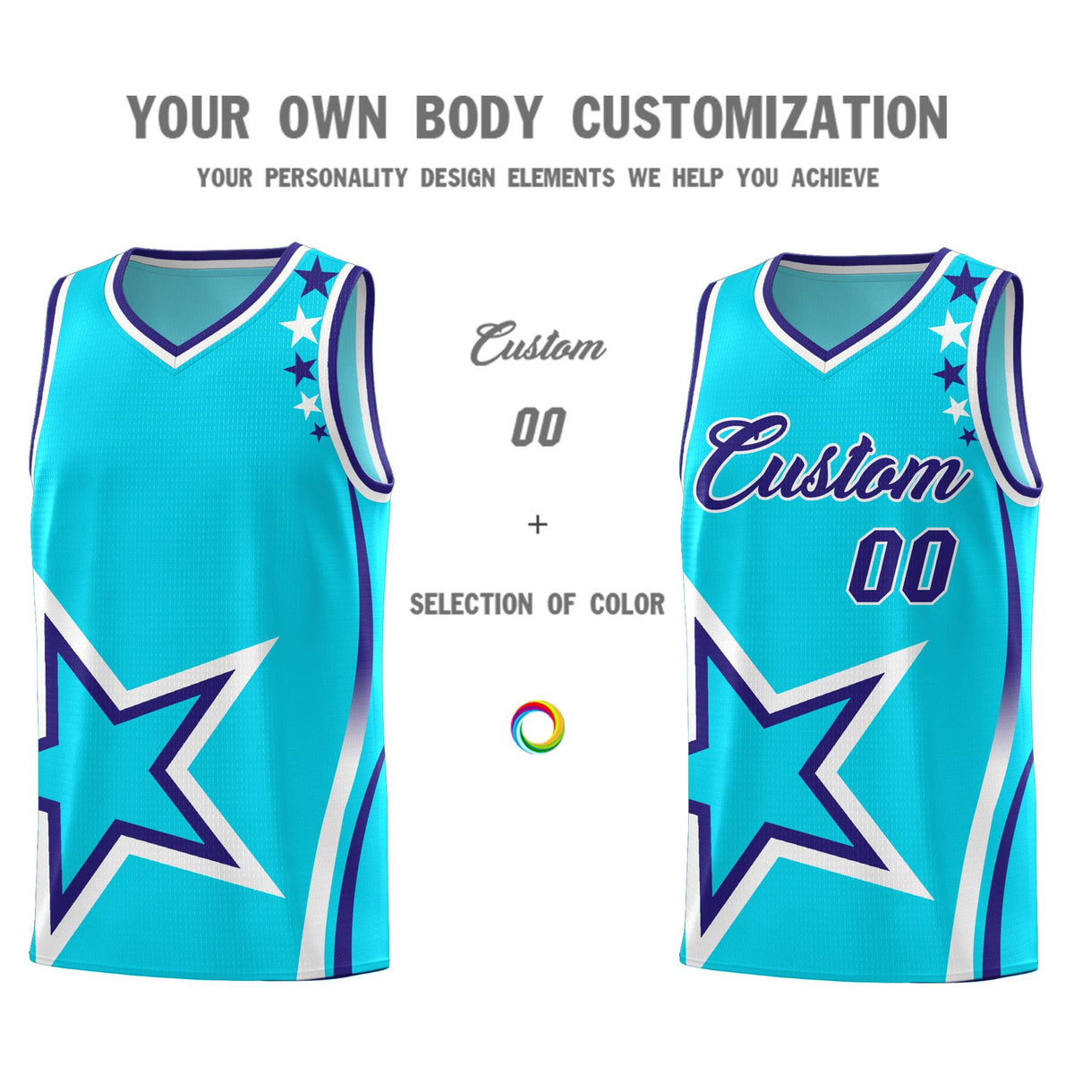 Custom Neon Green Navy-White Side Two-Tone Classic Sports Uniform Basketball Jersey |KXKSHOP