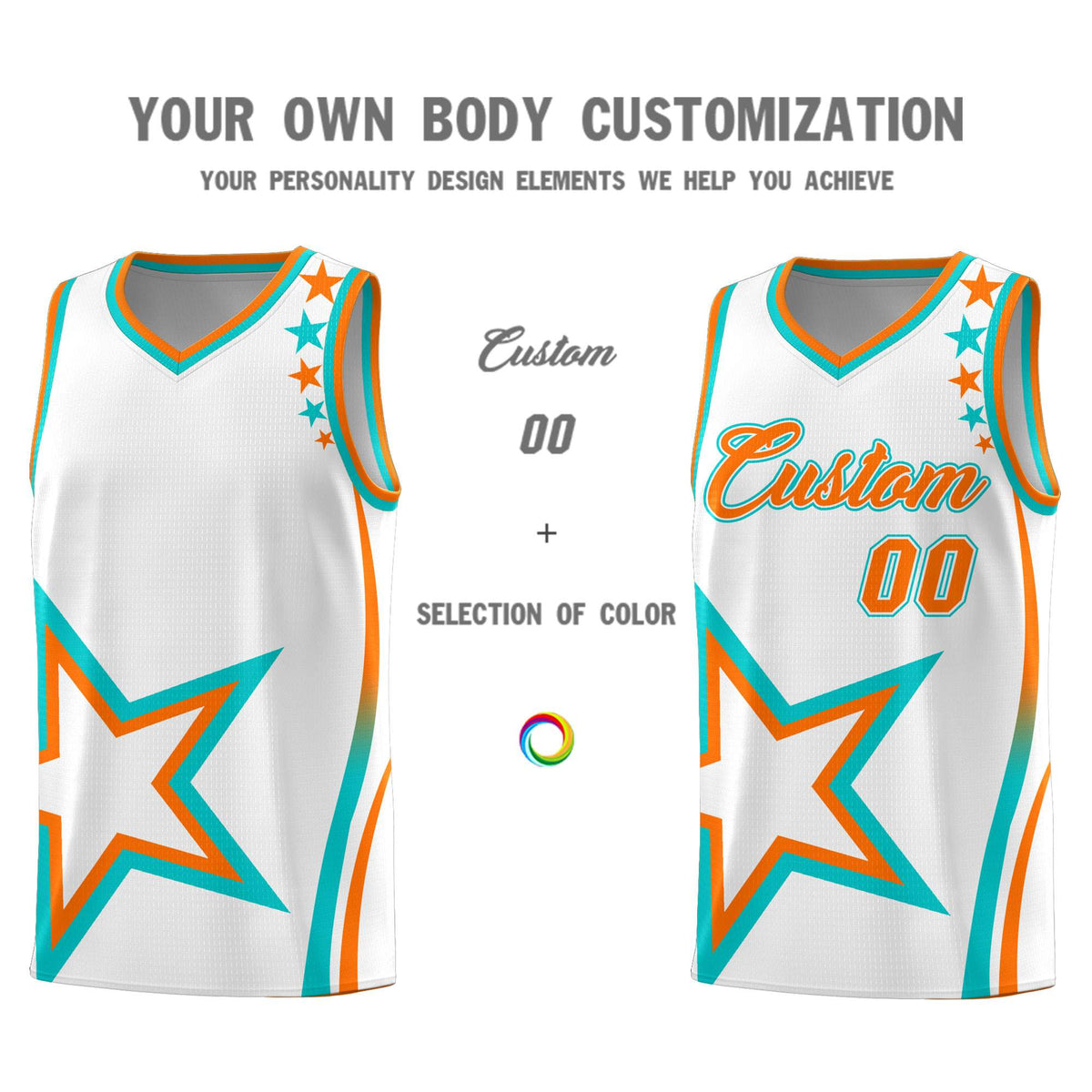 Custom Neon Green Navy-White Side Two-Tone Classic Sports Uniform Basketball Jersey |KXKSHOP