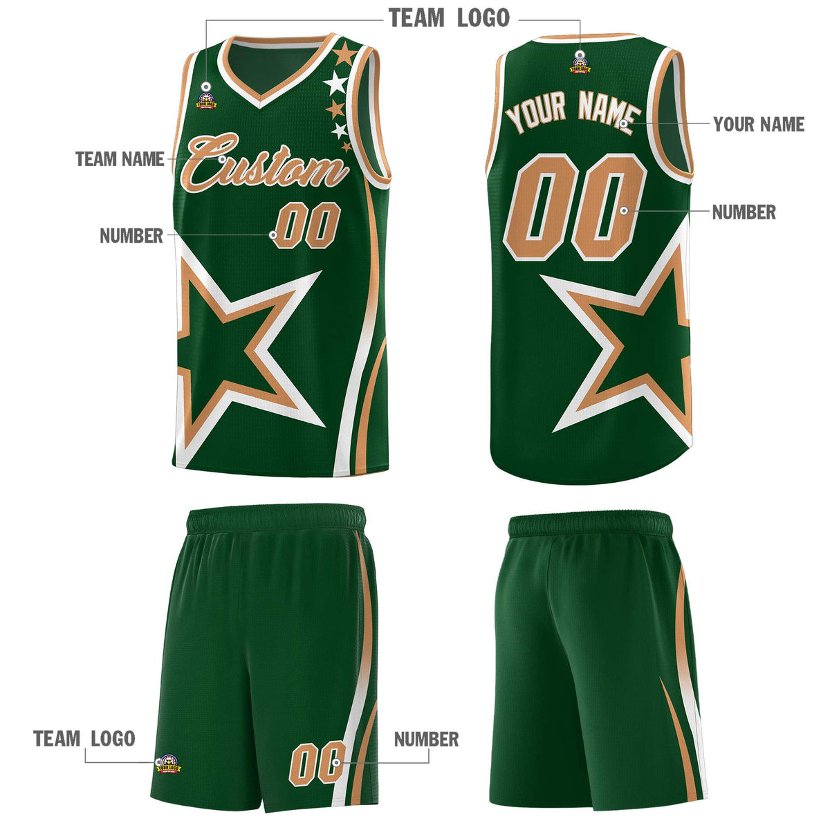 Custom Neon Green Navy-White Side Two-Tone Classic Sports Uniform Basketball Jersey |KXKSHOP