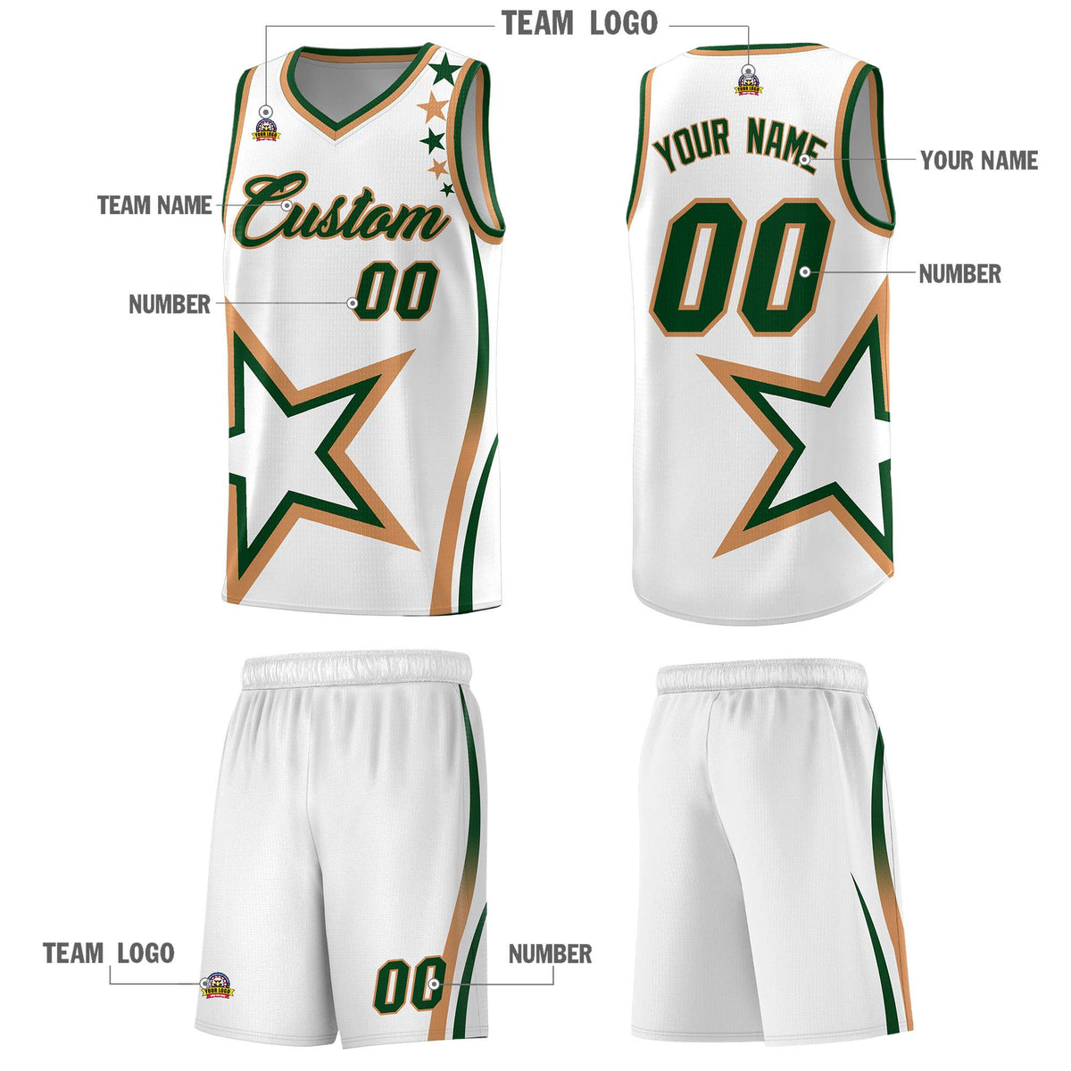 Custom Neon Green Navy-White Side Two-Tone Classic Sports Uniform Basketball Jersey |KXKSHOP