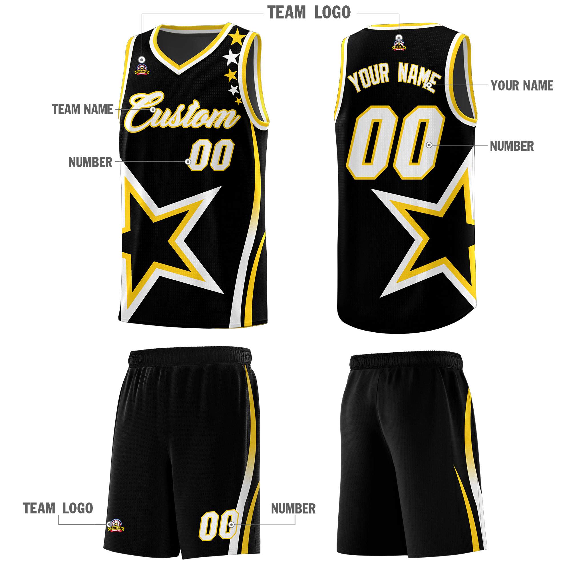 Custom Neon Green Navy-White Side Two-Tone Classic Sports Uniform Basketball Jersey |KXKSHOP