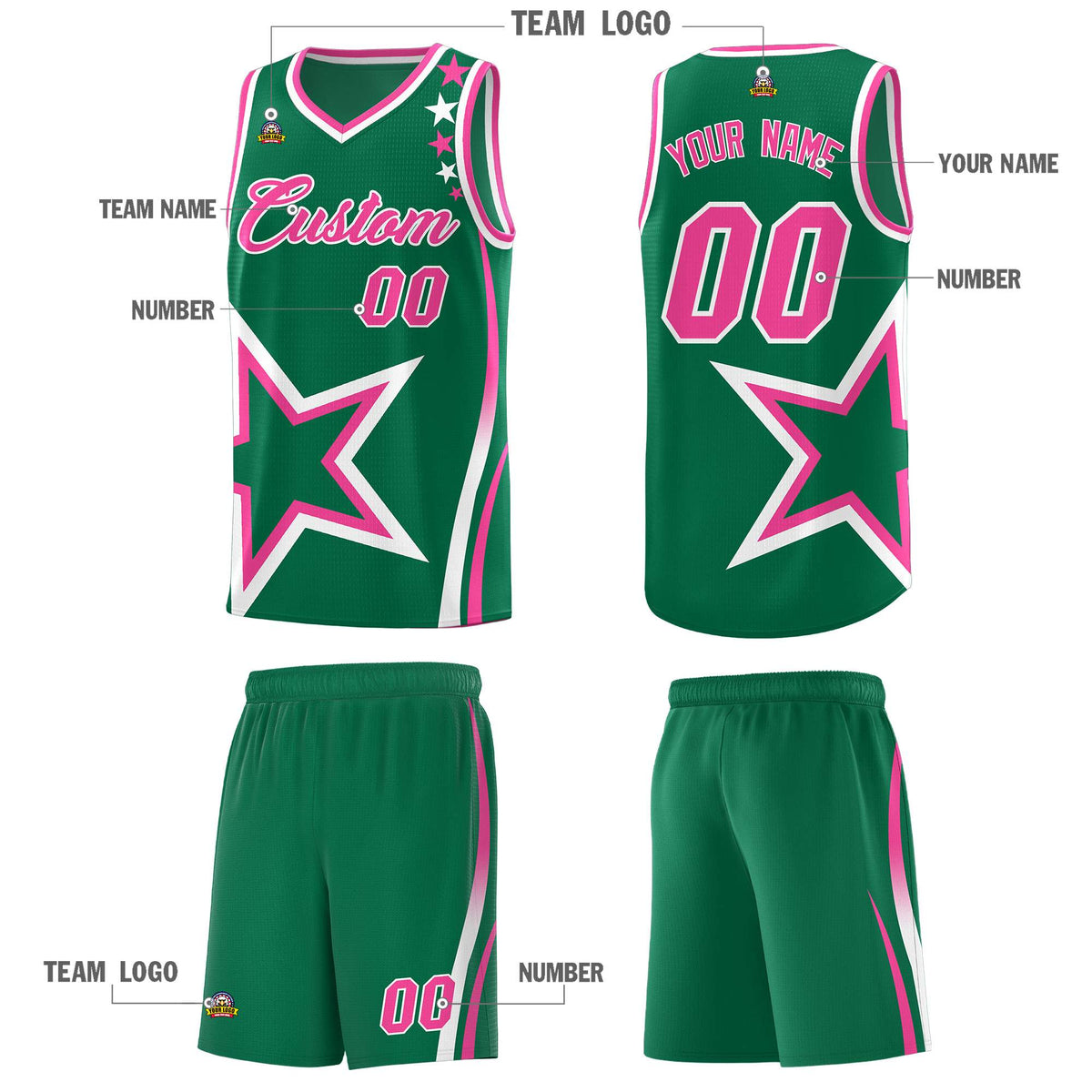 Custom Neon Green Navy-White Side Two-Tone Classic Sports Uniform Basketball Jersey |KXKSHOP