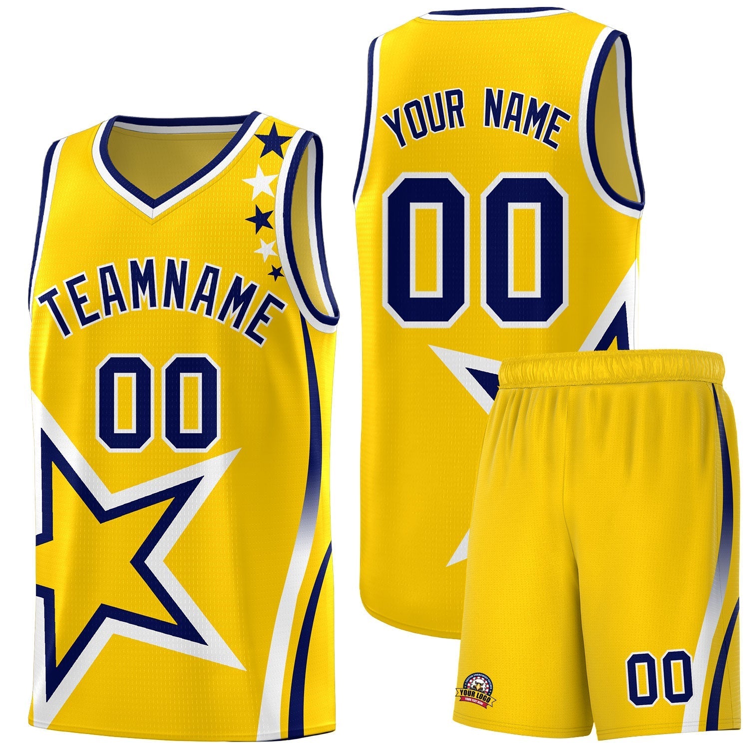 Custom Neon Green Navy-White Side Two-Tone Classic Sports Uniform Basketball Jersey |KXKSHOP