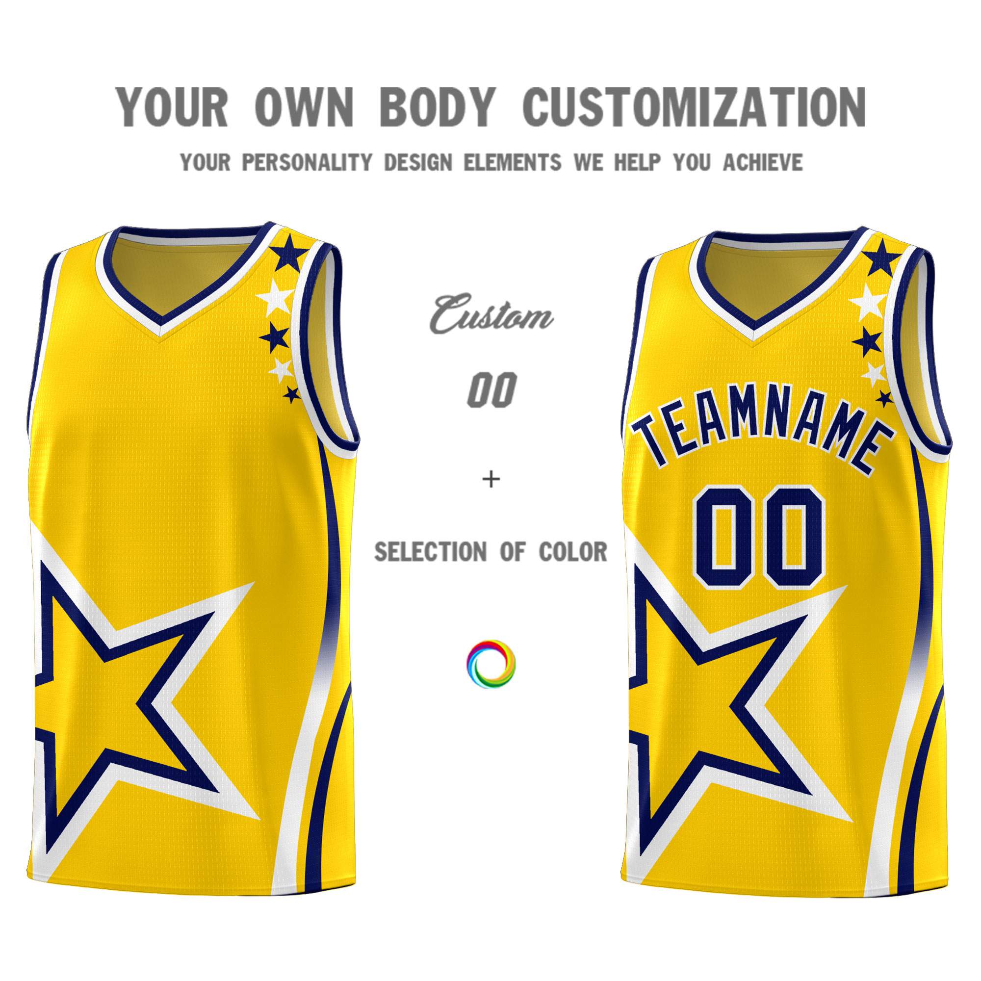 Custom Neon Green Navy-White Side Two-Tone Classic Sports Uniform Basketball Jersey |KXKSHOP
