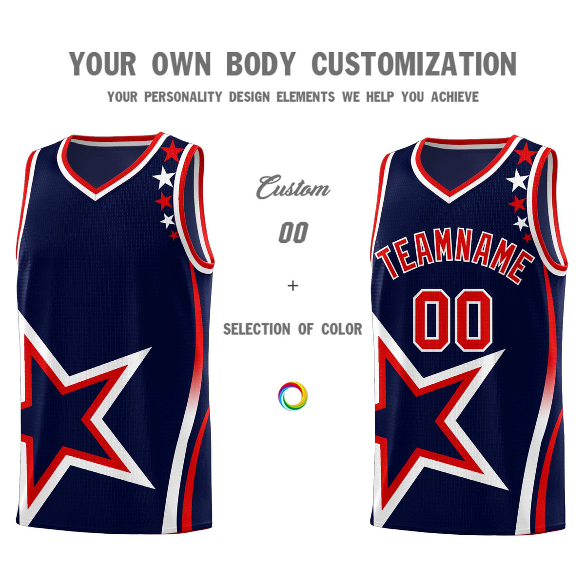 Custom Neon Green Navy-White Side Two-Tone Classic Sports Uniform Basketball Jersey |KXKSHOP