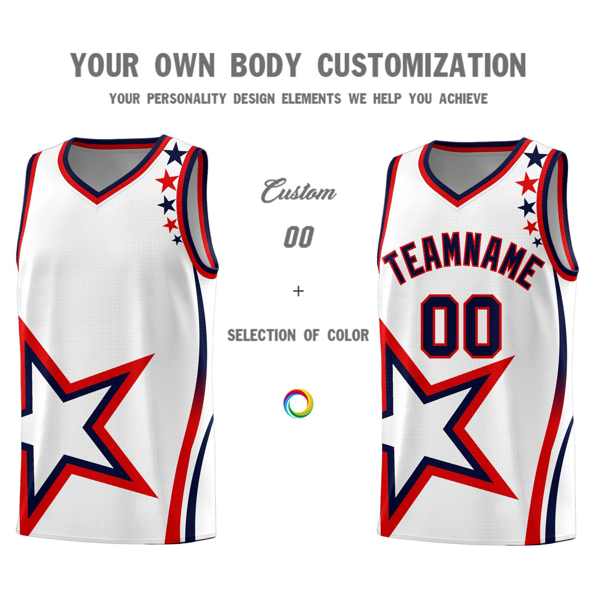 Custom Neon Green Navy-White Side Two-Tone Classic Sports Uniform Basketball Jersey |KXKSHOP