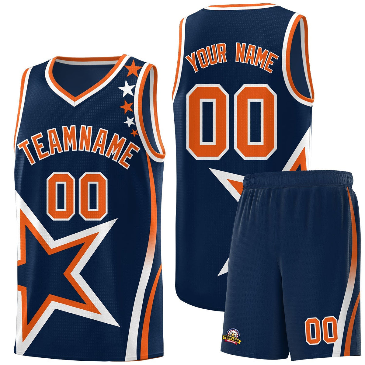 Custom Neon Green Navy-White Side Two-Tone Classic Sports Uniform Basketball Jersey |KXKSHOP