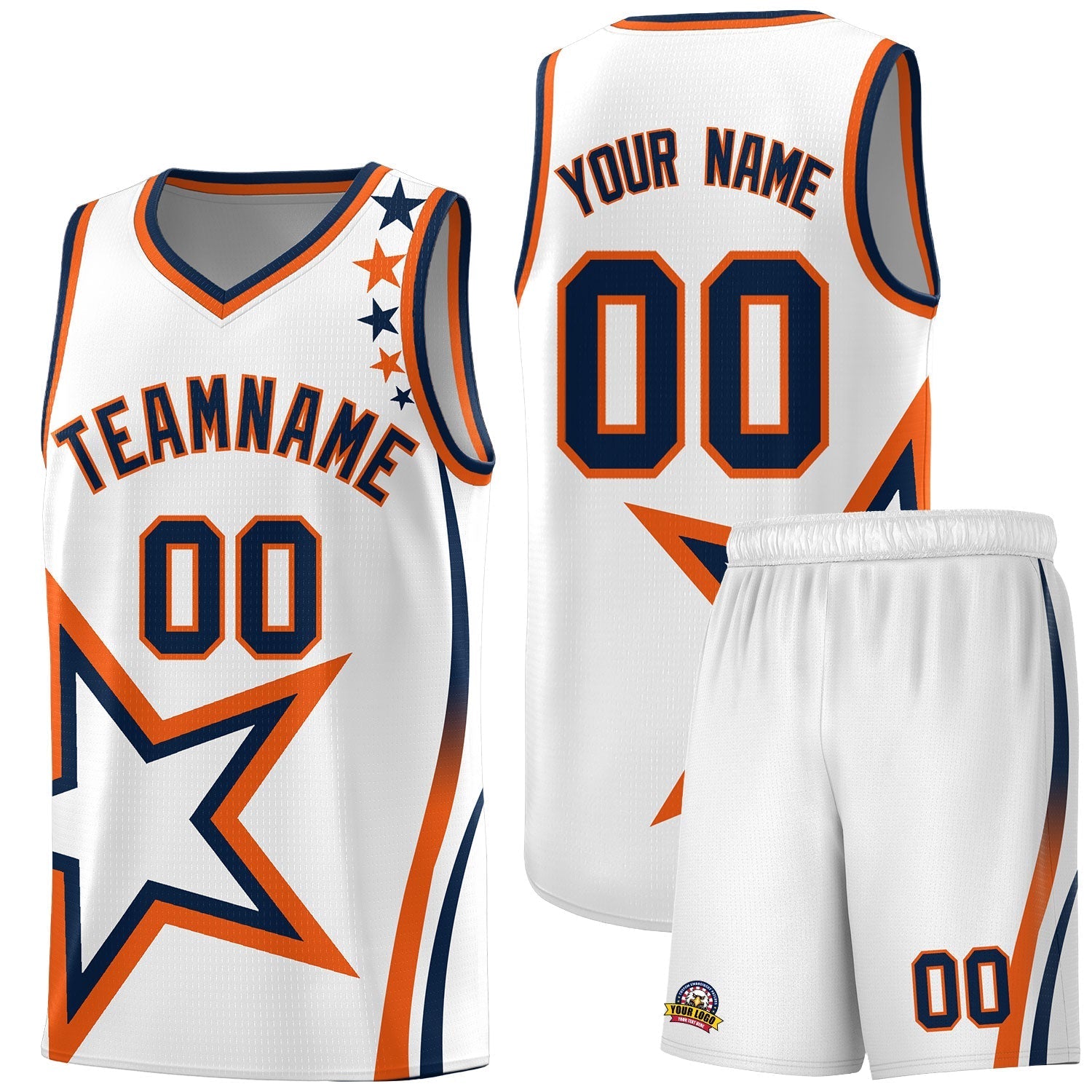 Custom Neon Green Navy-White Side Two-Tone Classic Sports Uniform Basketball Jersey |KXKSHOP