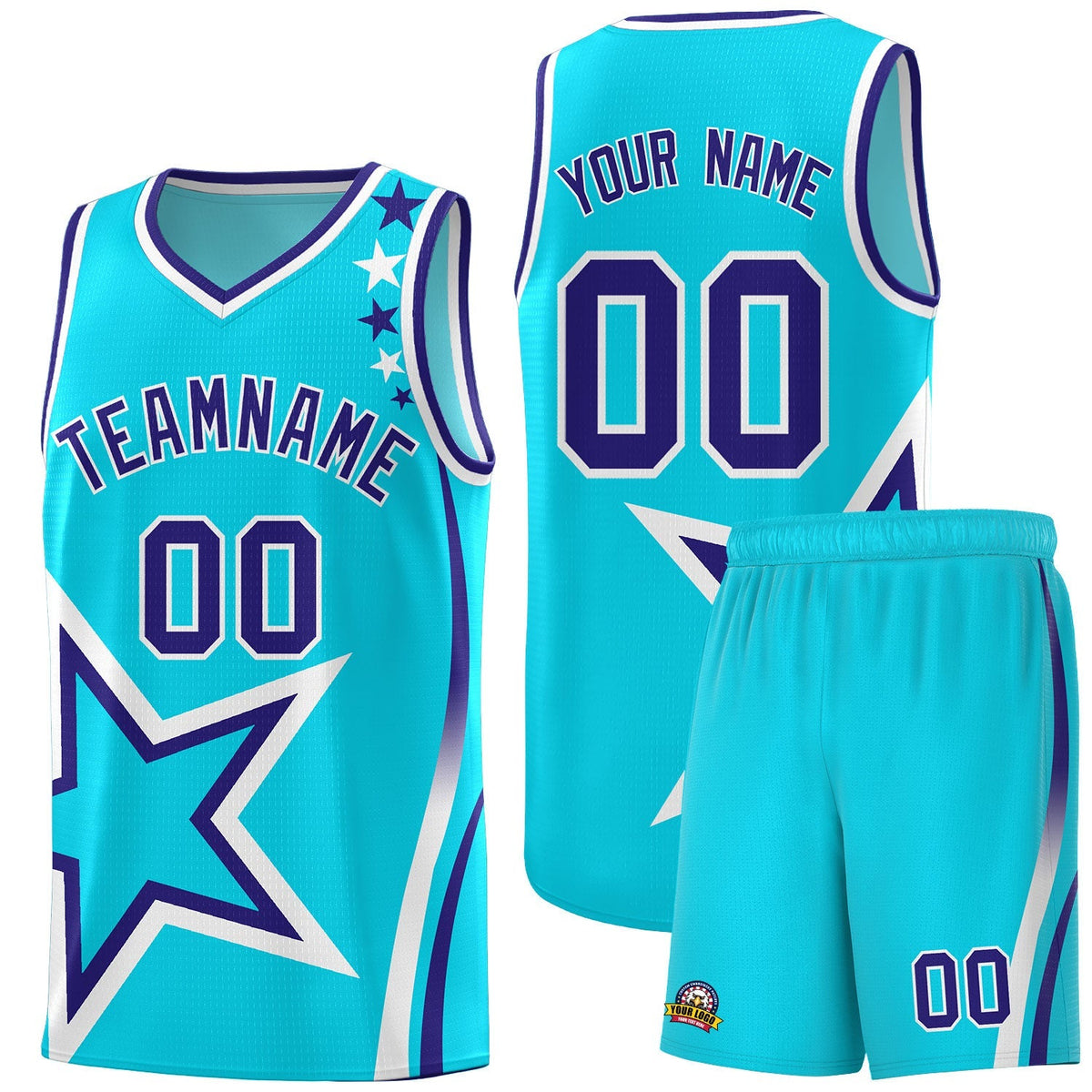 Custom Neon Green Navy-White Side Two-Tone Classic Sports Uniform Basketball Jersey |KXKSHOP
