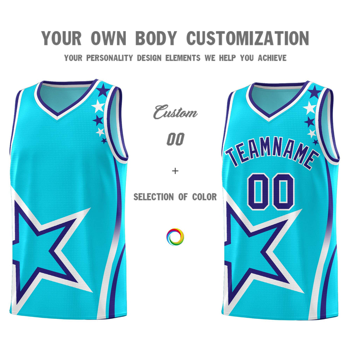 Custom Neon Green Navy-White Side Two-Tone Classic Sports Uniform Basketball Jersey |KXKSHOP