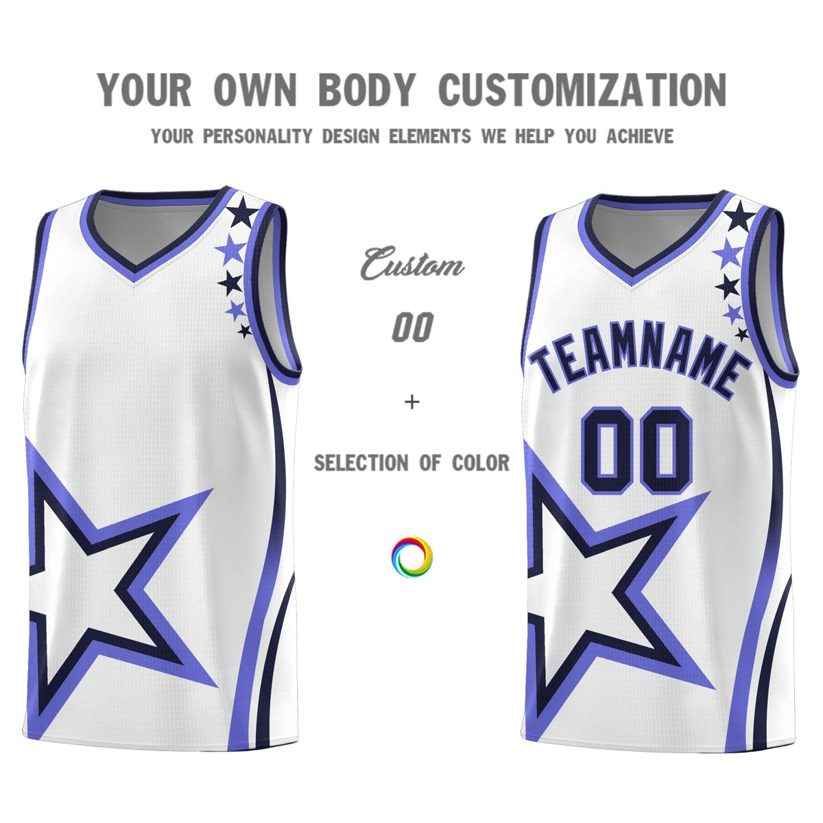Custom Neon Green Navy-White Side Two-Tone Classic Sports Uniform Basketball Jersey |KXKSHOP