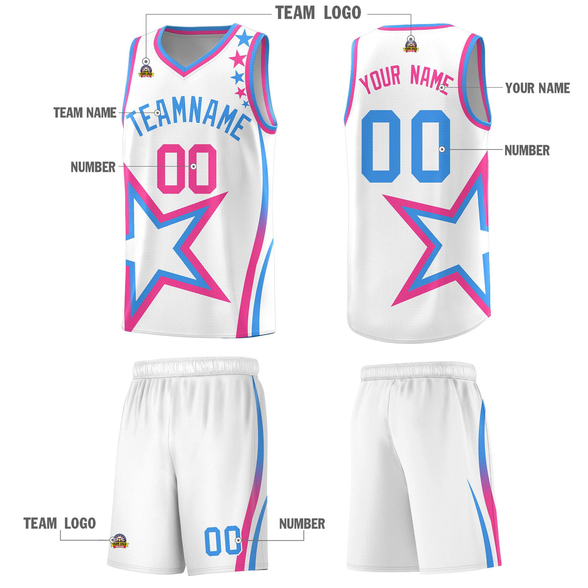 Custom Neon Green Navy-White Side Two-Tone Classic Sports Uniform Basketball Jersey |KXKSHOP
