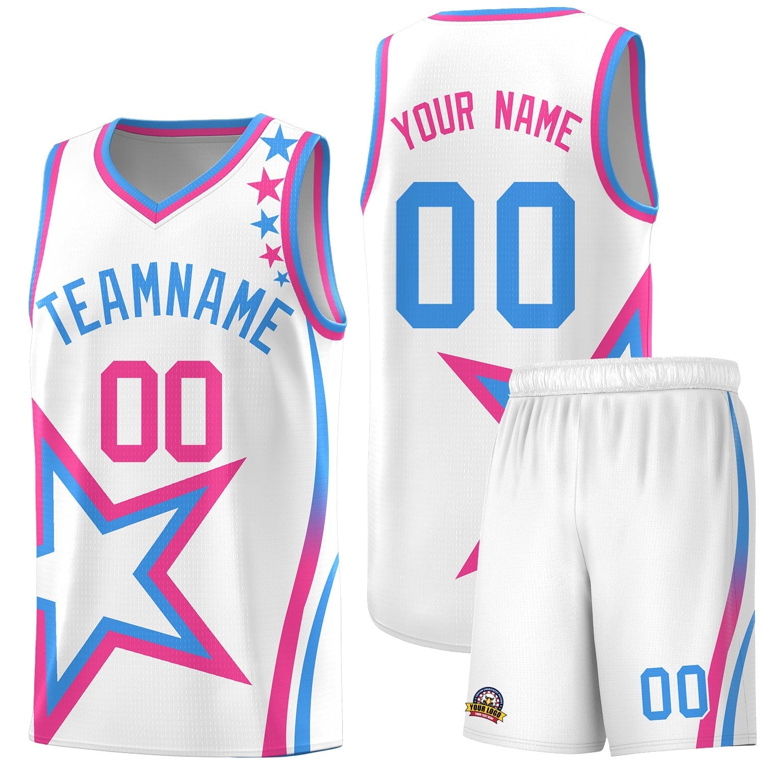 Custom Neon Green Navy-White Side Two-Tone Classic Sports Uniform Basketball Jersey |KXKSHOP