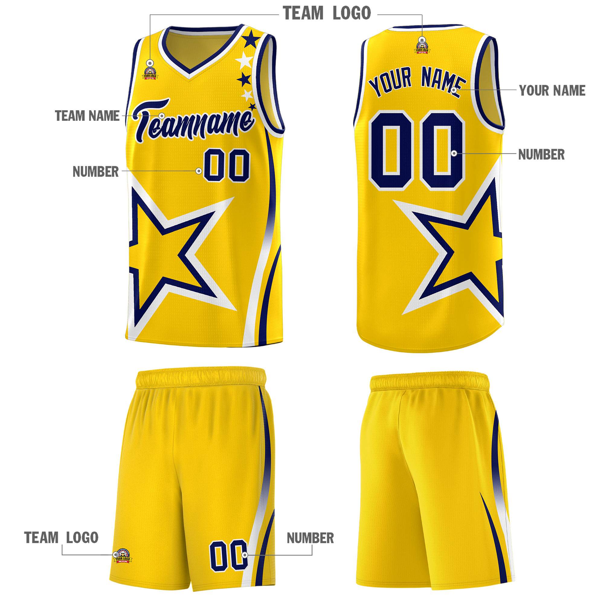 Custom Neon Green Navy-White Side Two-Tone Classic Sports Uniform Basketball Jersey |KXKSHOP