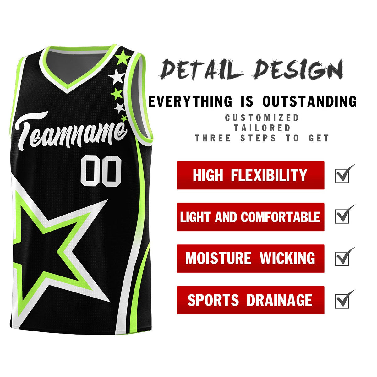 Custom Neon Green Navy-White Side Two-Tone Classic Sports Uniform Basketball Jersey |KXKSHOP