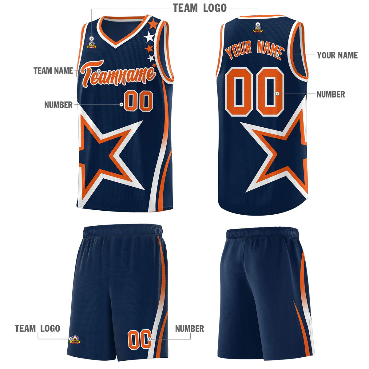 Custom Neon Green Navy-White Side Two-Tone Classic Sports Uniform Basketball Jersey |KXKSHOP