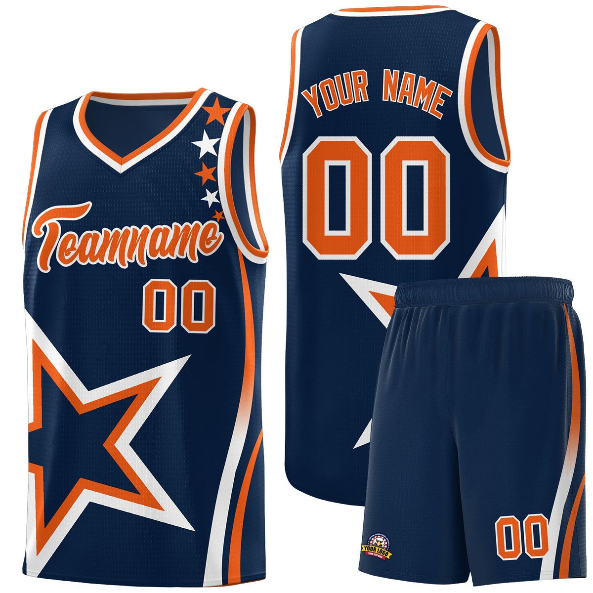 Custom Neon Green Navy-White Side Two-Tone Classic Sports Uniform Basketball Jersey |KXKSHOP