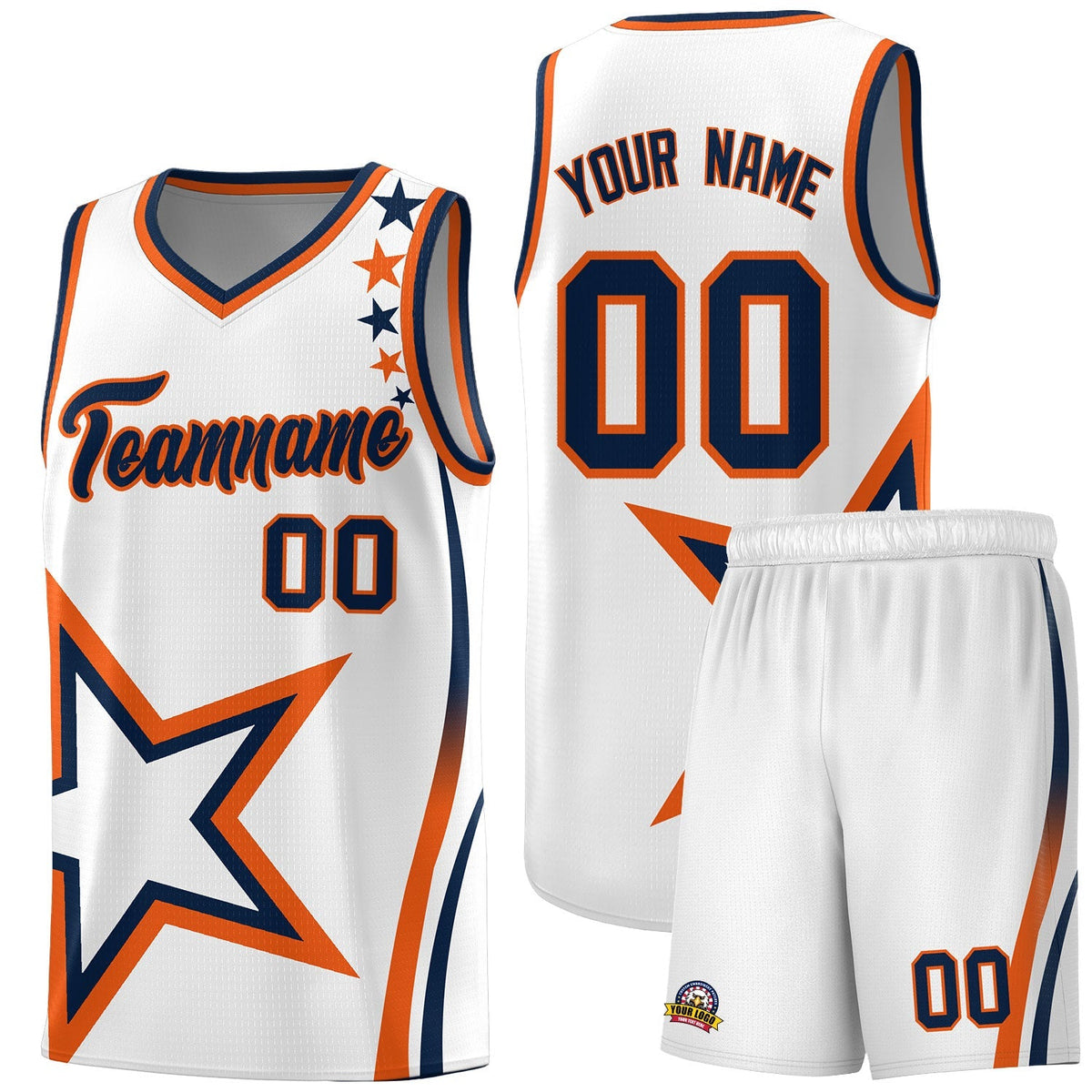 Custom Neon Green Navy-White Side Two-Tone Classic Sports Uniform Basketball Jersey |KXKSHOP