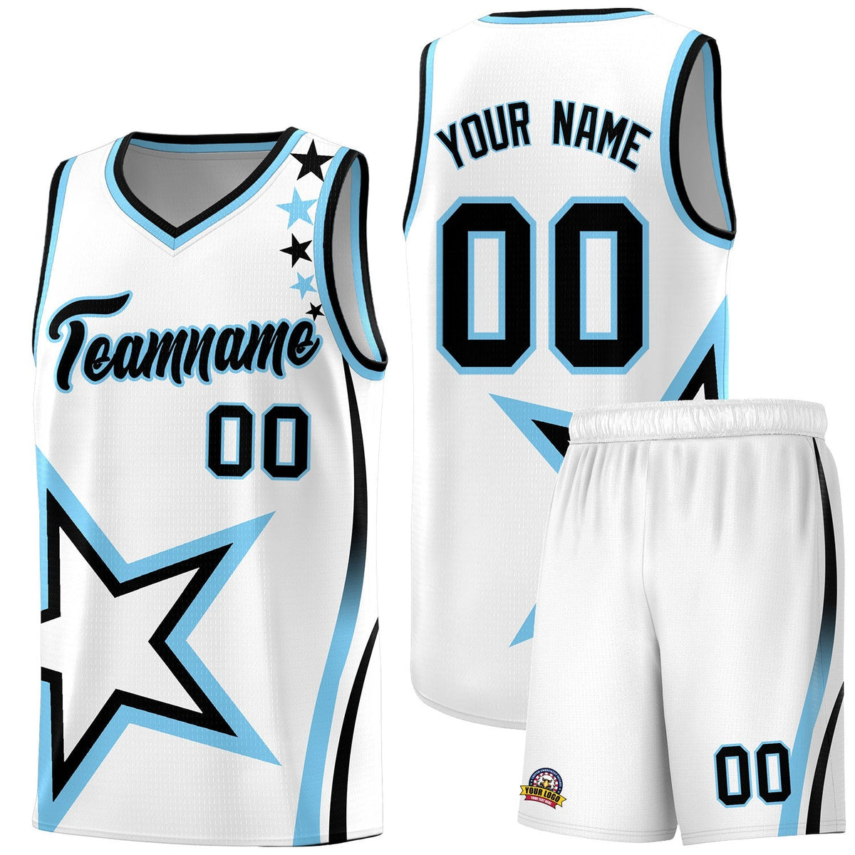 Custom Neon Green Navy-White Side Two-Tone Classic Sports Uniform Basketball Jersey |KXKSHOP