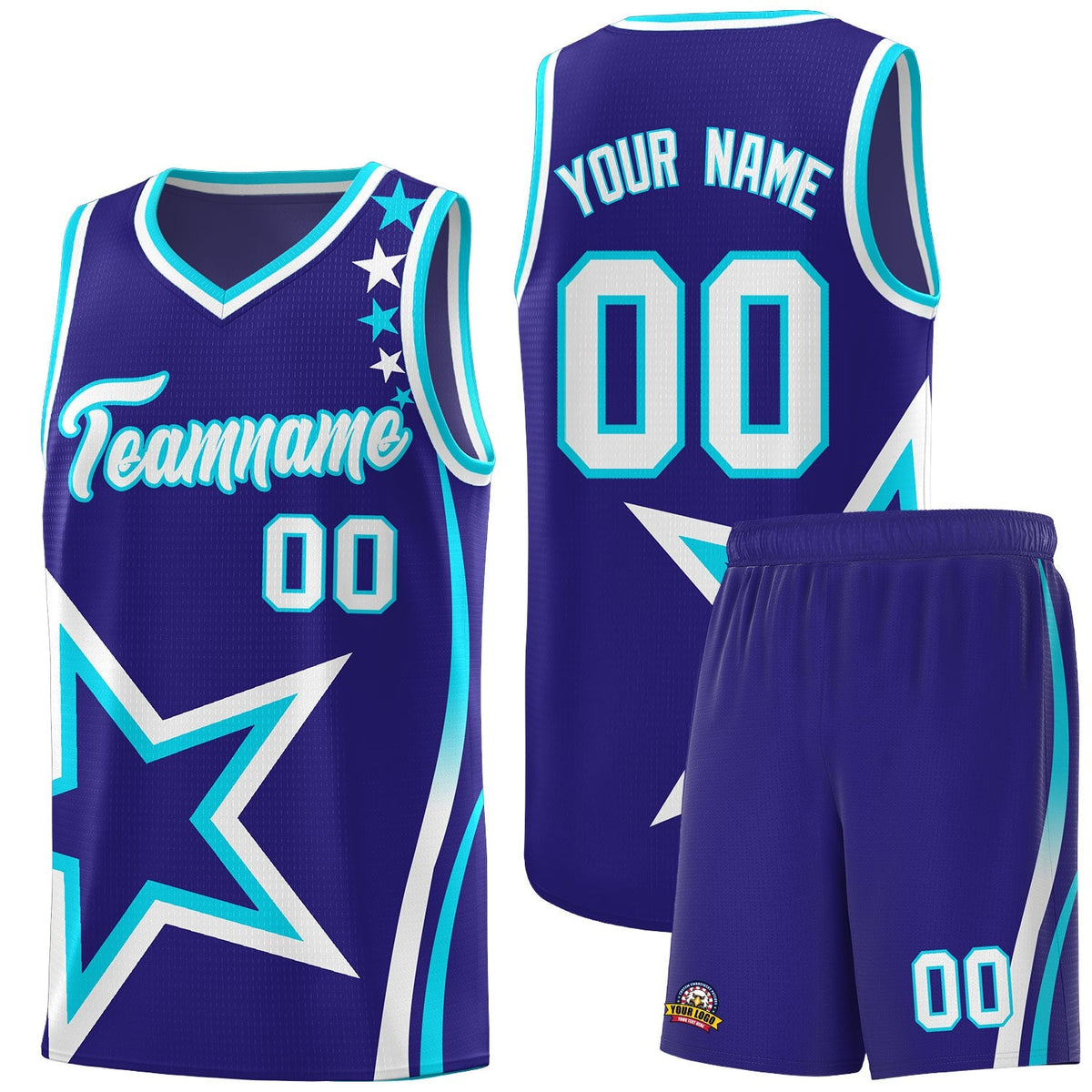 Custom Neon Green Navy-White Side Two-Tone Classic Sports Uniform Basketball Jersey |KXKSHOP