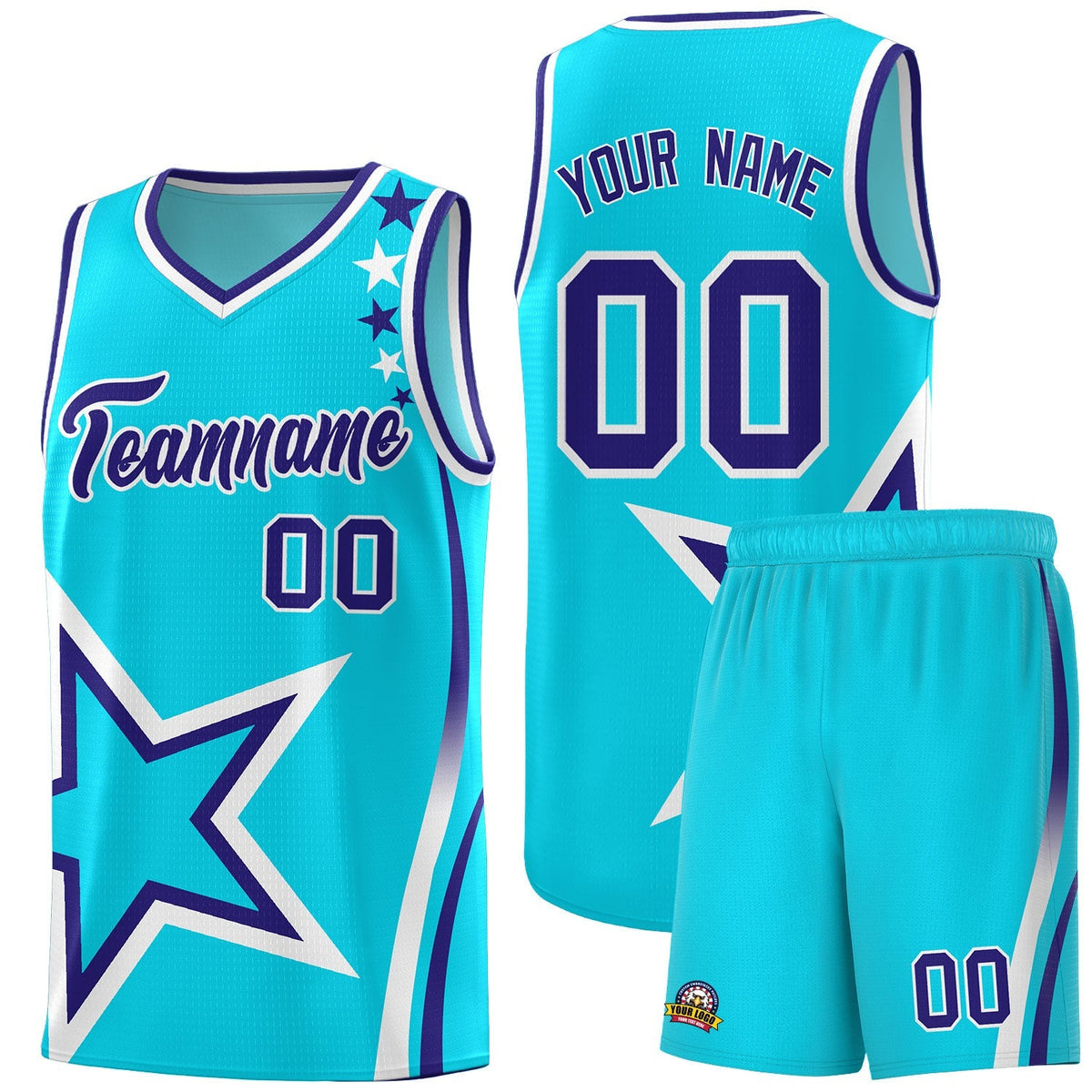 Custom Neon Green Navy-White Side Two-Tone Classic Sports Uniform Basketball Jersey |KXKSHOP
