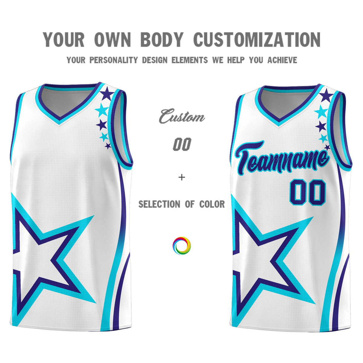 Custom Neon Green Navy-White Side Two-Tone Classic Sports Uniform Basketball Jersey |KXKSHOP