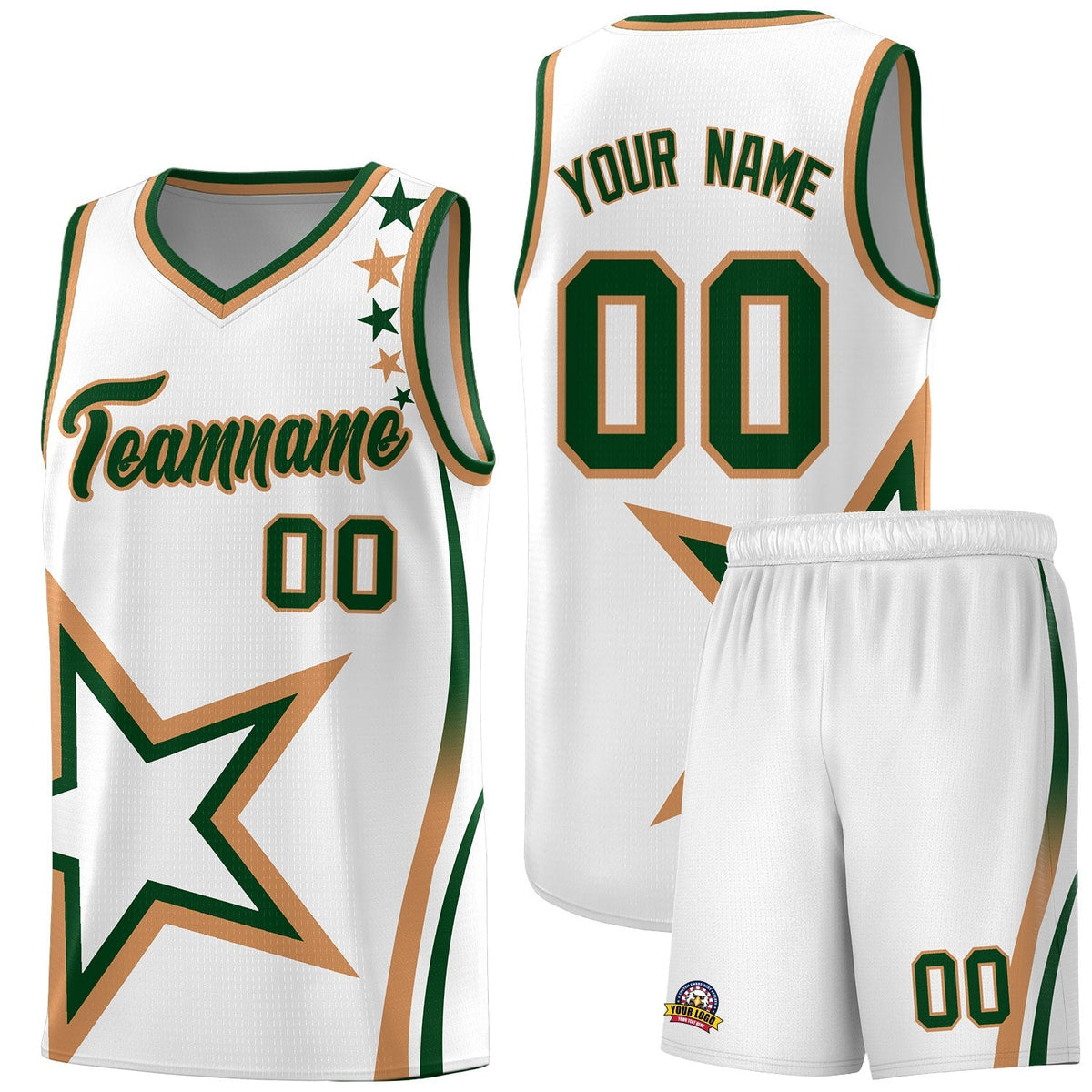 Custom Neon Green Navy-White Side Two-Tone Classic Sports Uniform Basketball Jersey |KXKSHOP
