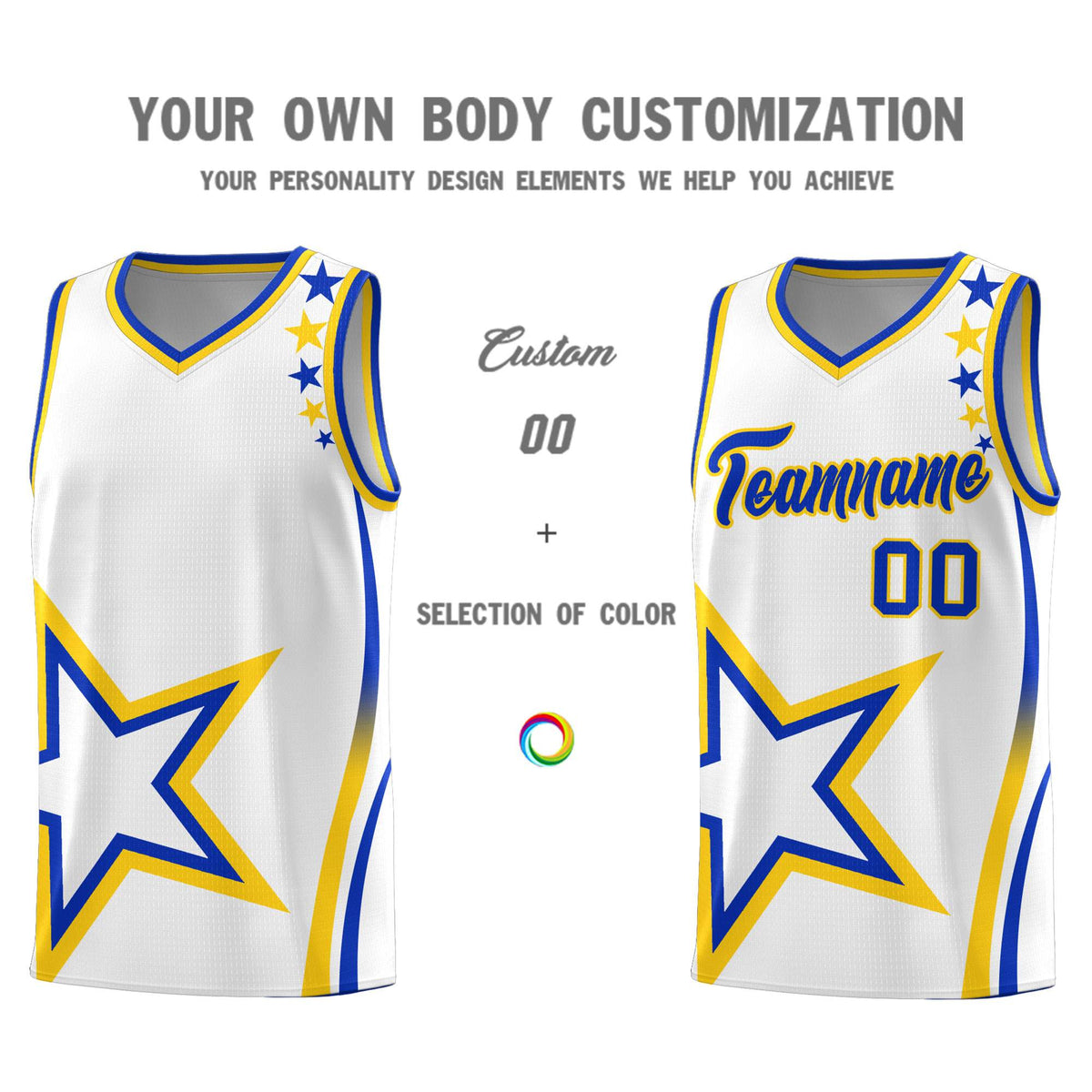 Custom Neon Green Navy-White Side Two-Tone Classic Sports Uniform Basketball Jersey |KXKSHOP