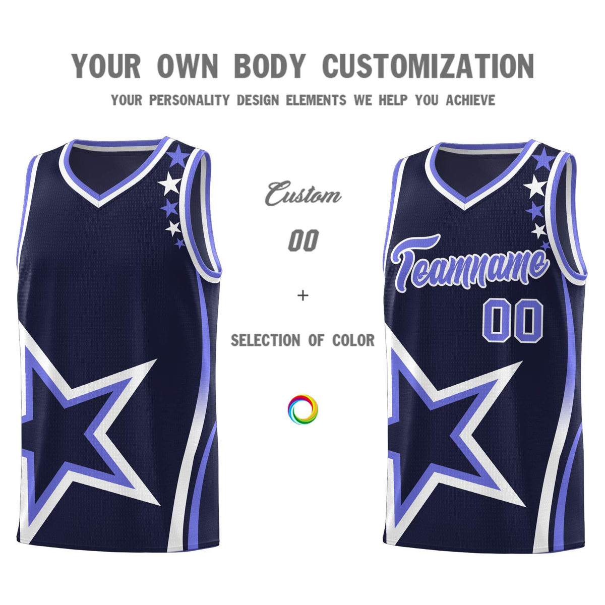 Custom Neon Green Navy-White Side Two-Tone Classic Sports Uniform Basketball Jersey |KXKSHOP