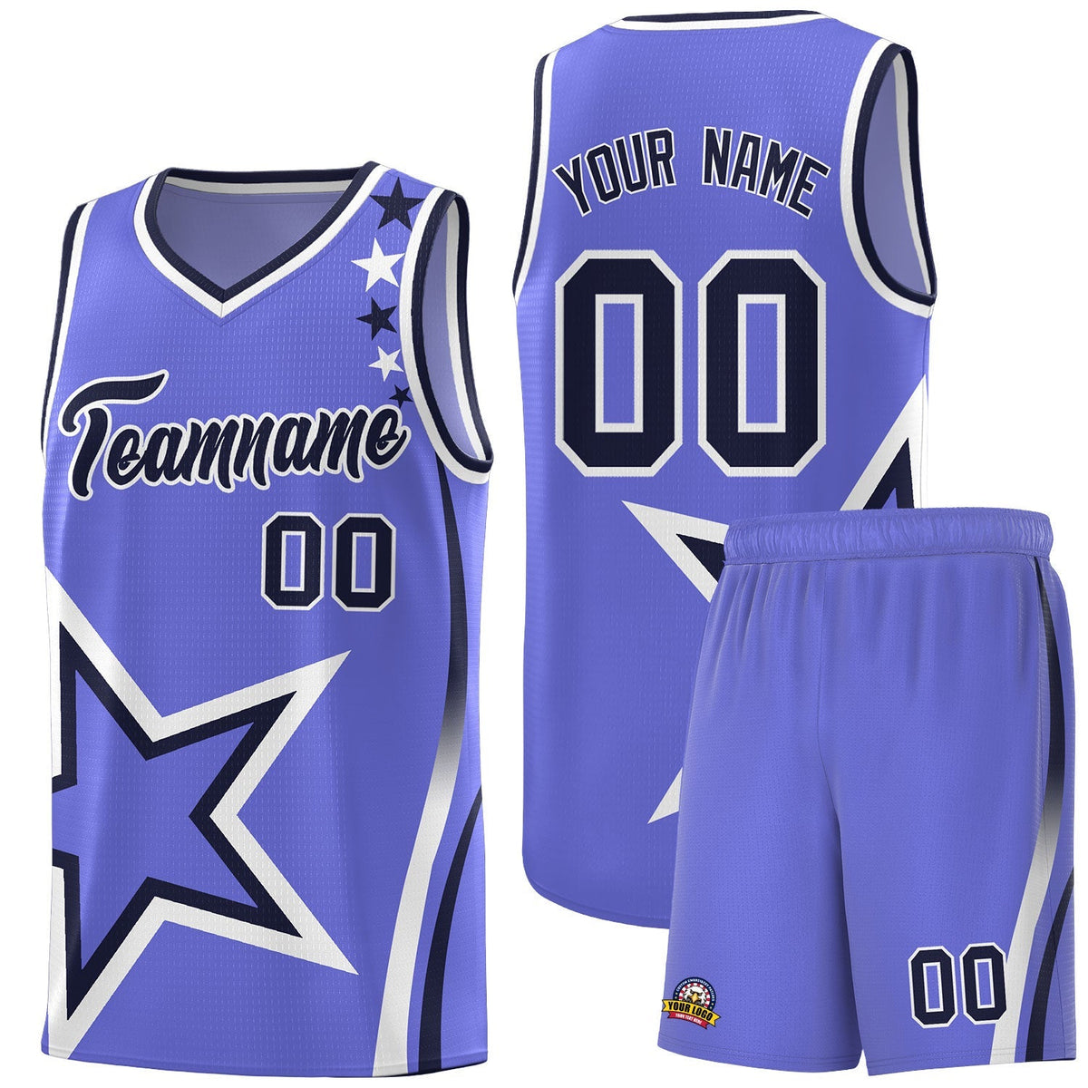 Custom Neon Green Navy-White Side Two-Tone Classic Sports Uniform Basketball Jersey |KXKSHOP