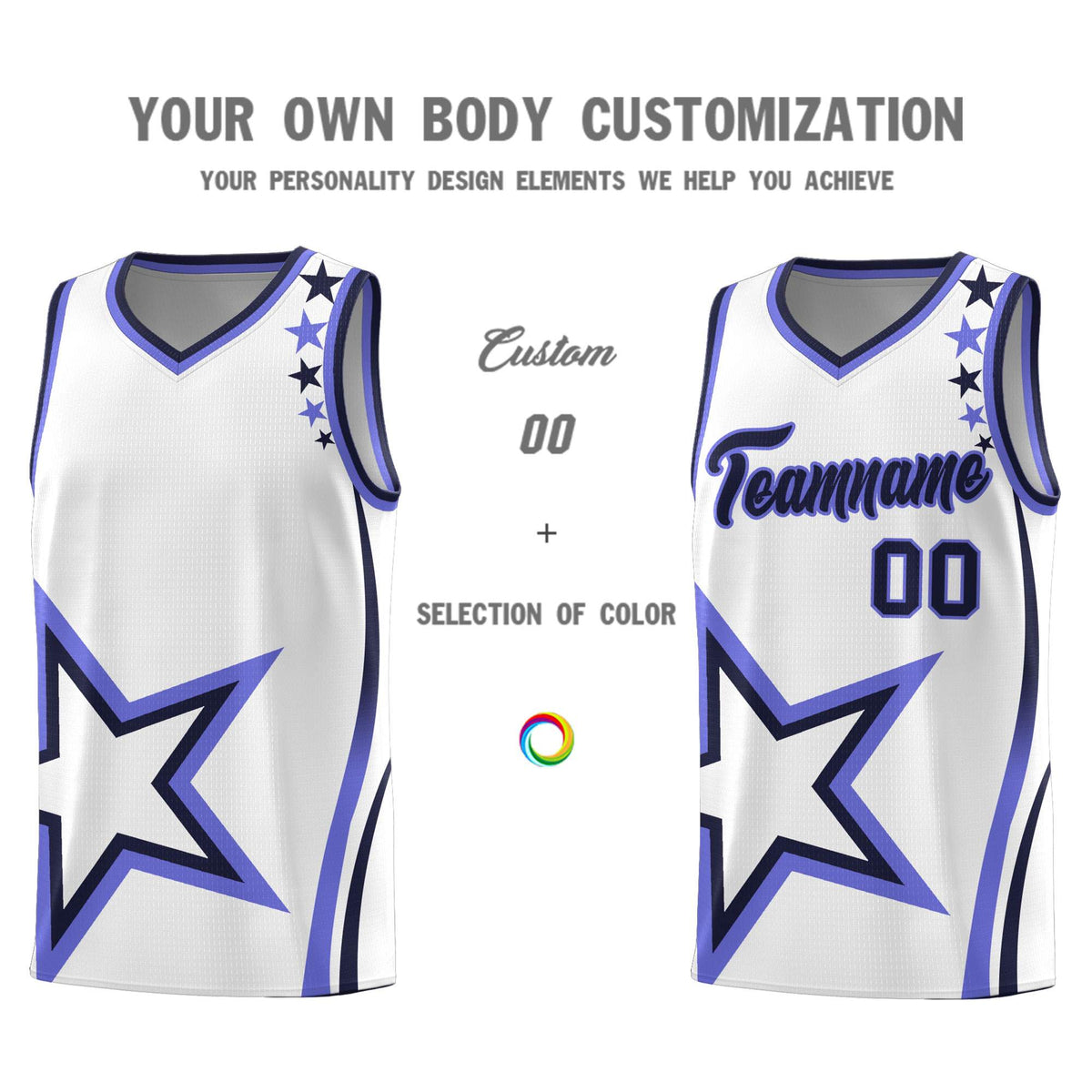 Custom Neon Green Navy-White Side Two-Tone Classic Sports Uniform Basketball Jersey |KXKSHOP
