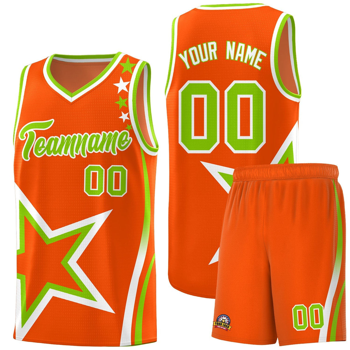 Custom Neon Green Navy-White Side Two-Tone Classic Sports Uniform Basketball Jersey |KXKSHOP