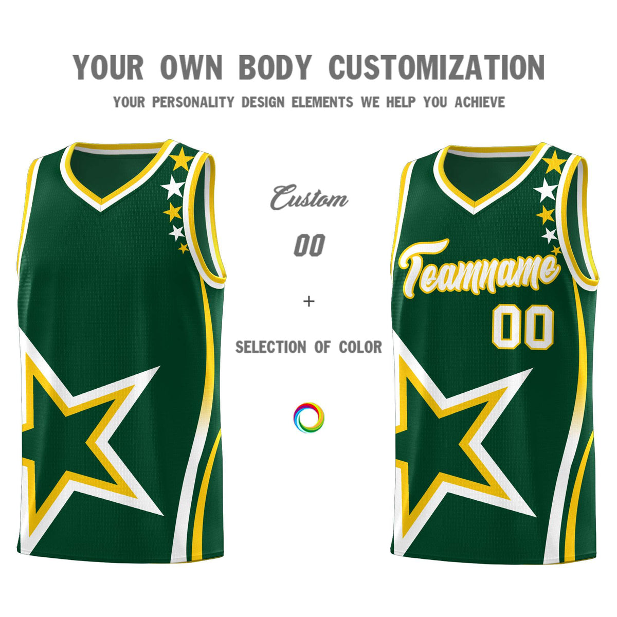Custom Neon Green Navy-White Side Two-Tone Classic Sports Uniform Basketball Jersey |KXKSHOP