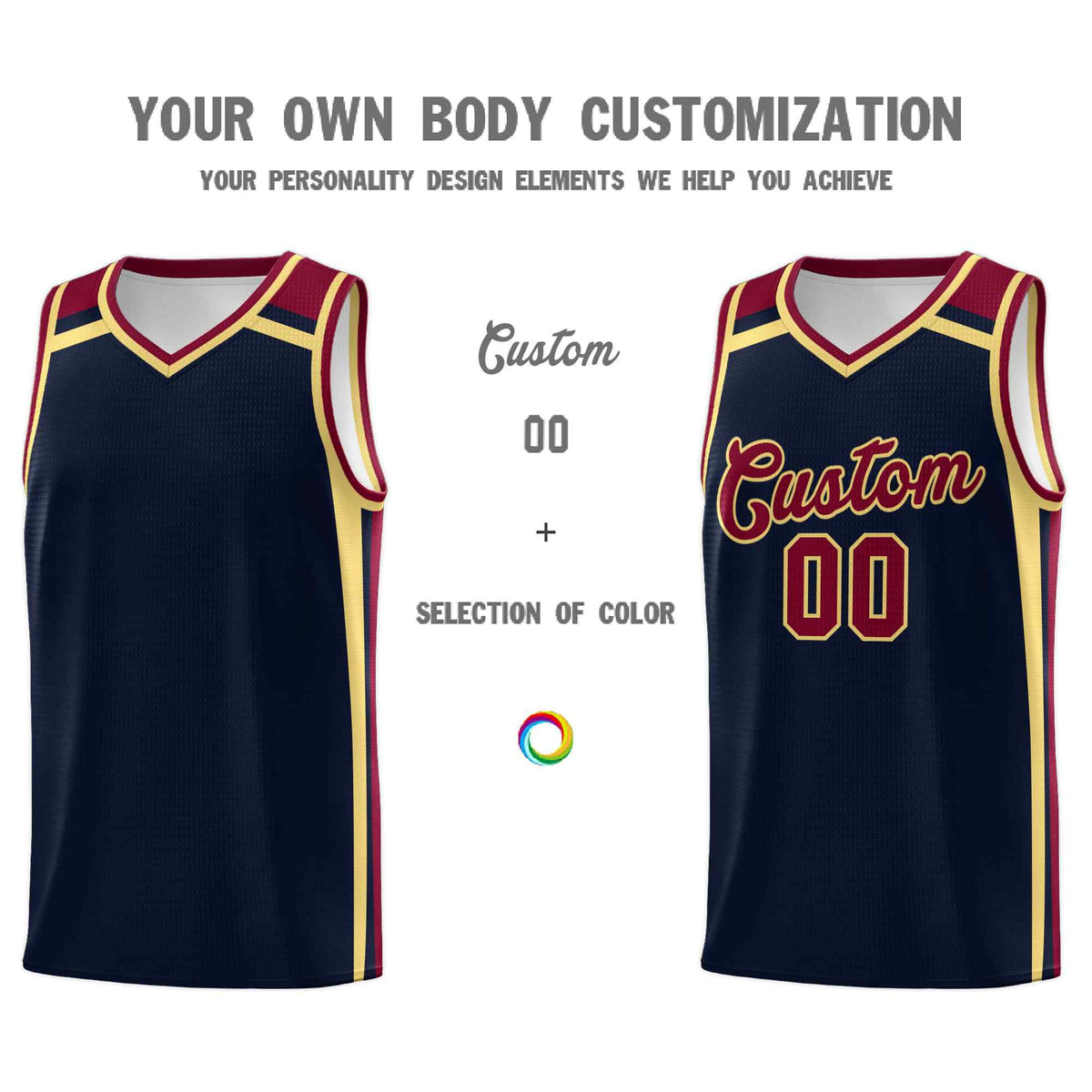 Custom Navy Khaki Crimson Trendy Color Charge Series Sports Uniform Basketball Jersey| KXKSHOP