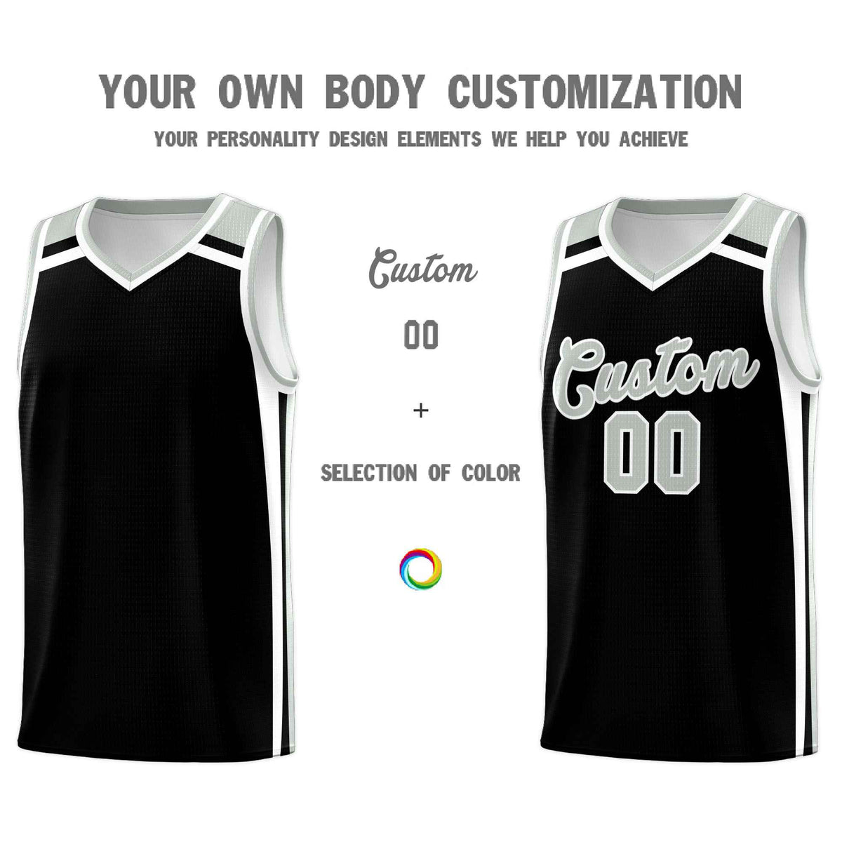Custom Red Gray White Trendy Color Charge Series Sports Uniform Basketball Jersey
