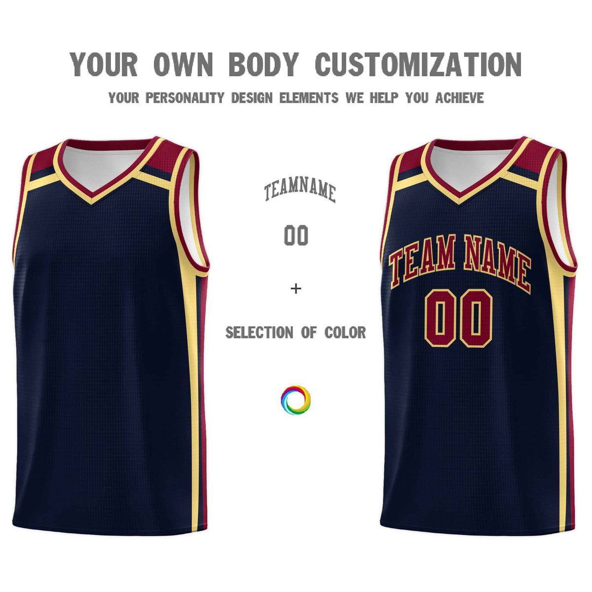 Custom Navy Khaki Crimson Trendy Color Charge Series Sports Uniform Basketball Jersey