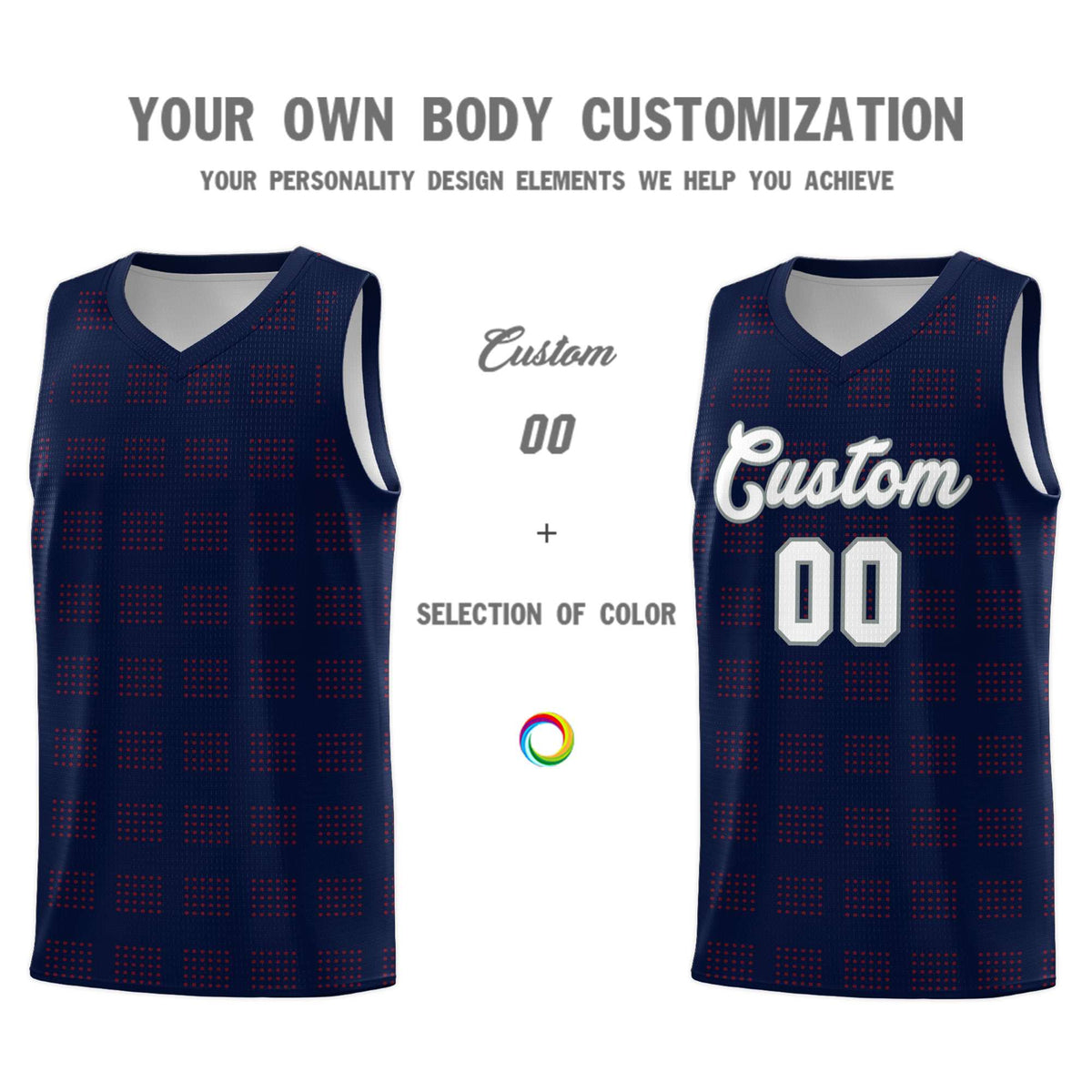 Custom Neon Green Navy-White Side Two-Tone Classic Sports Uniform Basketball Jersey |KXKSHOP