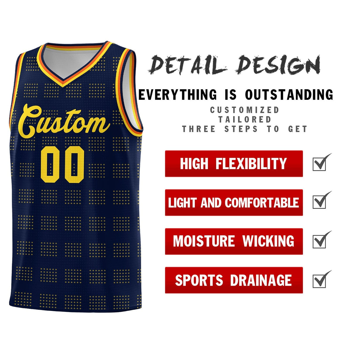 Custom Neon Green Navy-White Side Two-Tone Classic Sports Uniform Basketball Jersey |KXKSHOP