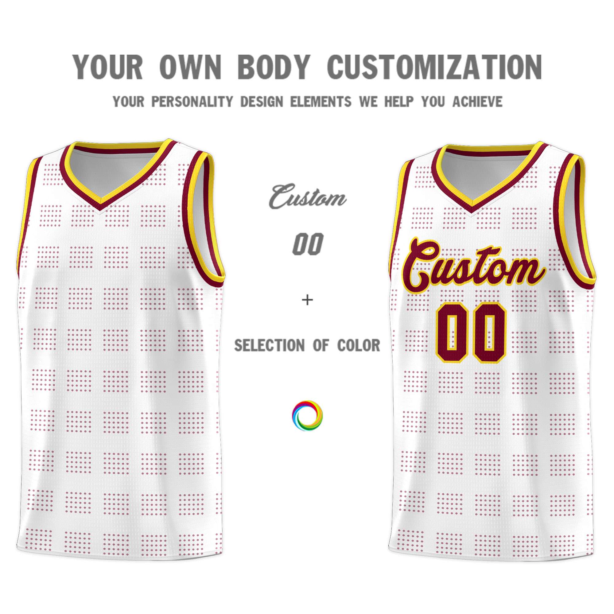 Custom Neon Green Navy-White Side Two-Tone Classic Sports Uniform Basketball Jersey |KXKSHOP