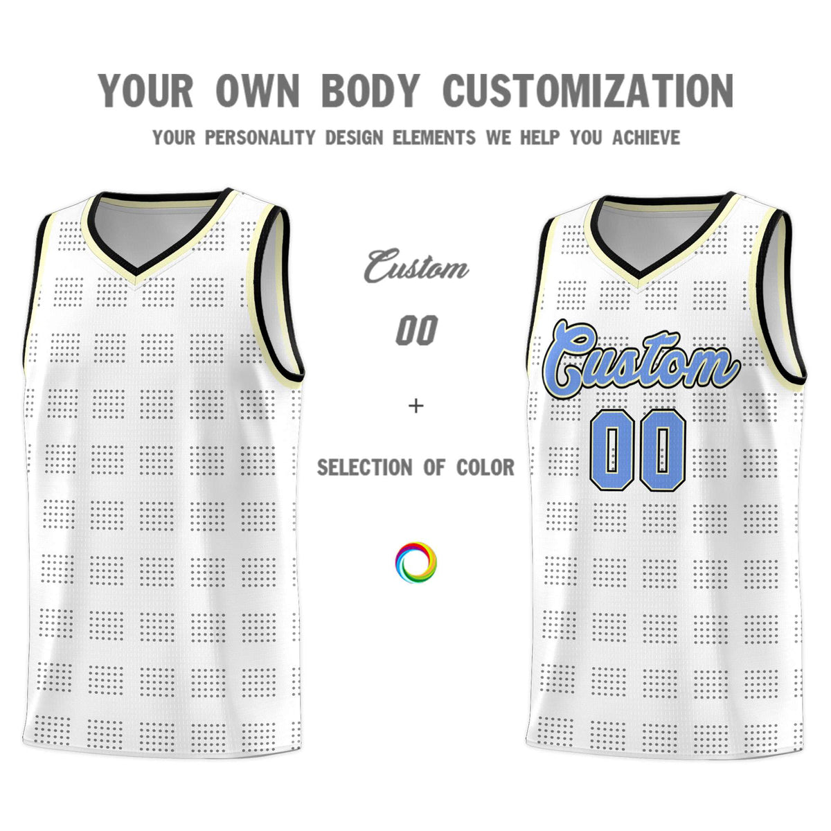 Custom Neon Green Navy-White Side Two-Tone Classic Sports Uniform Basketball Jersey |KXKSHOP