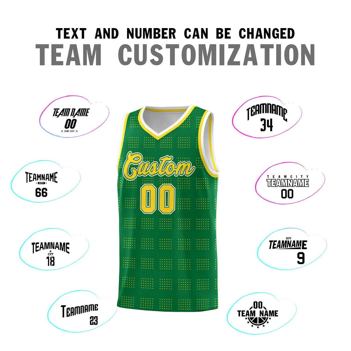 Custom Neon Green Navy-White Side Two-Tone Classic Sports Uniform Basketball Jersey |KXKSHOP