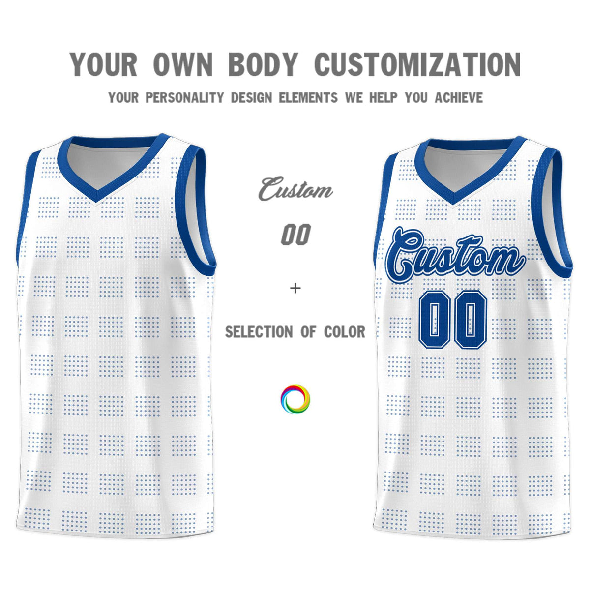 Custom Neon Green Navy-White Side Two-Tone Classic Sports Uniform Basketball Jersey |KXKSHOP