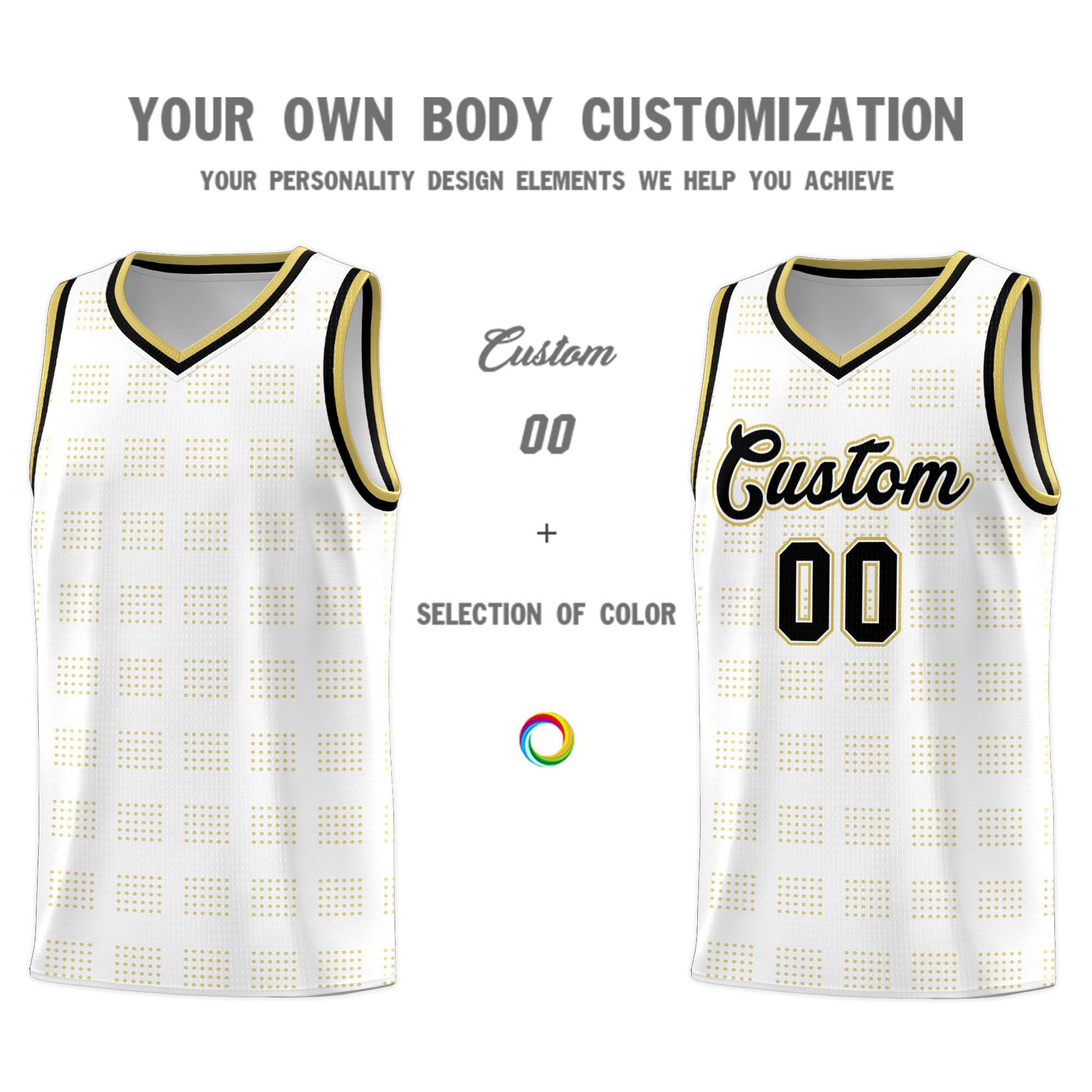 Custom Neon Green Navy-White Side Two-Tone Classic Sports Uniform Basketball Jersey |KXKSHOP