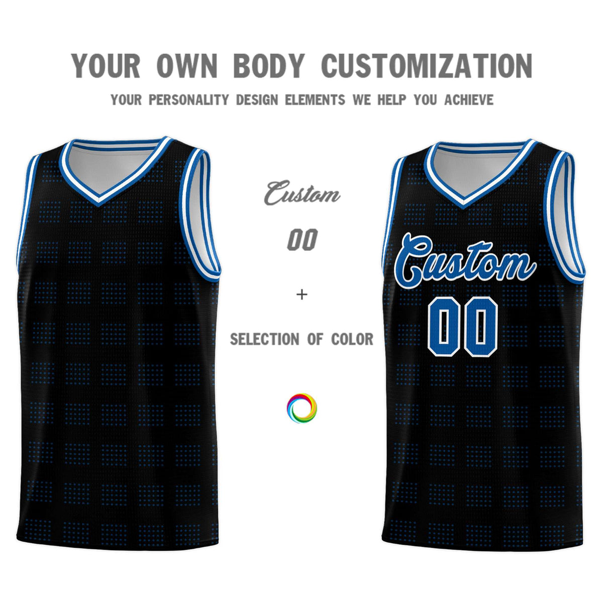 Custom Neon Green Navy-White Side Two-Tone Classic Sports Uniform Basketball Jersey |KXKSHOP